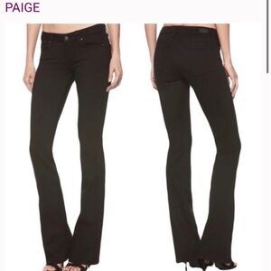 PAIGE Skyline Boot Jeans in Black Overdye